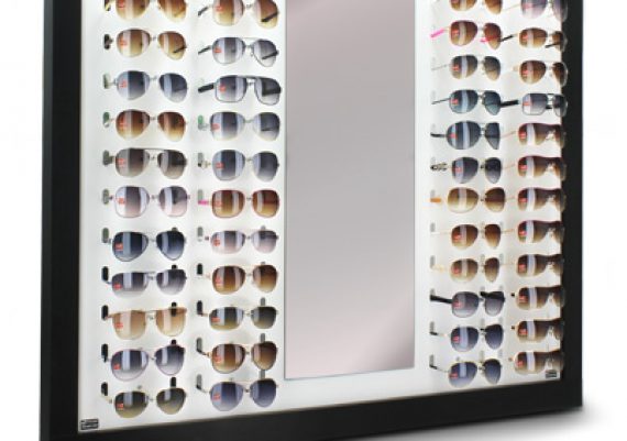 ME048 – Expositor de parede para 60 óculos