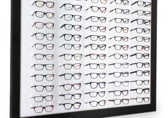 ME049 – Expositor de parede para 60 óculos