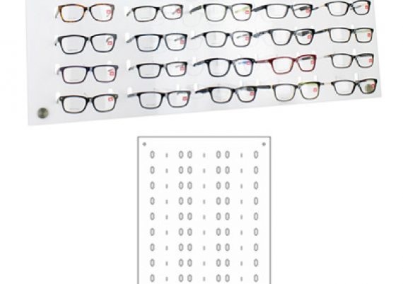 ME168 – Expositor de parede para 39 óculos