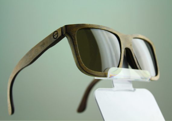ME097 Branco – Expositor de vitrine para 1 óculos