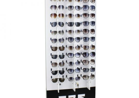 ME138 – Expositor de chão com trava para 42 óculos