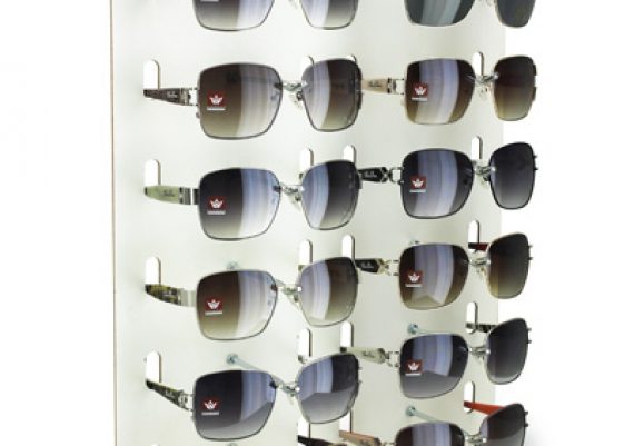 ME145 – Expositor de balcão para 12 óculos