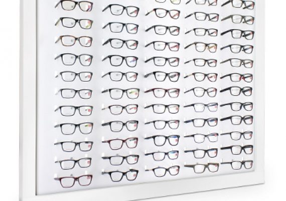 ME151 – Expositor de parede para 60 óculos